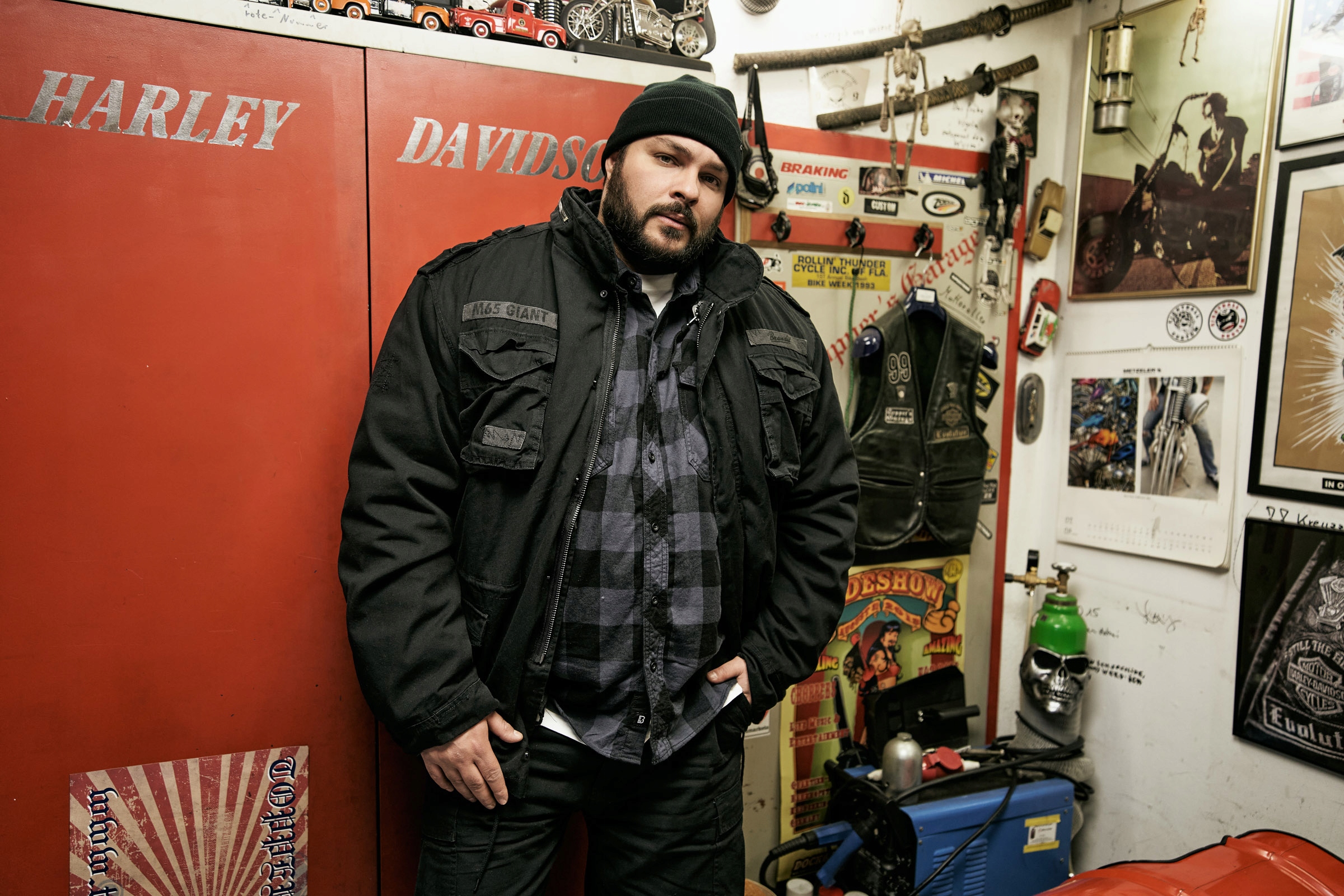 Koszula Brandit Checkshirt black/grey L Model Checkshirt