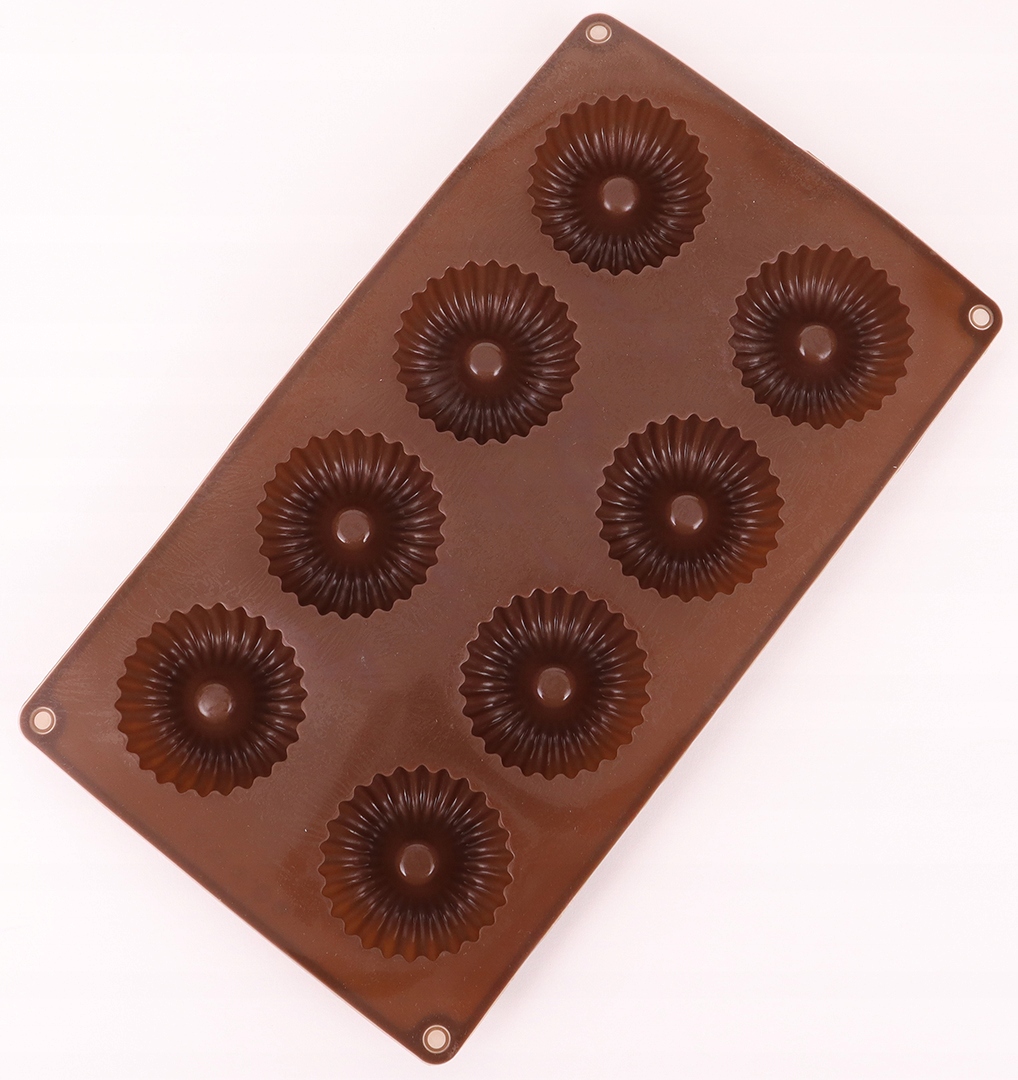 FORMA FOREMKA SILIKONOWA DO CIASTEK OPONEK OPONKI DONUT 8 SZTUK 5 CM Marka bez marki