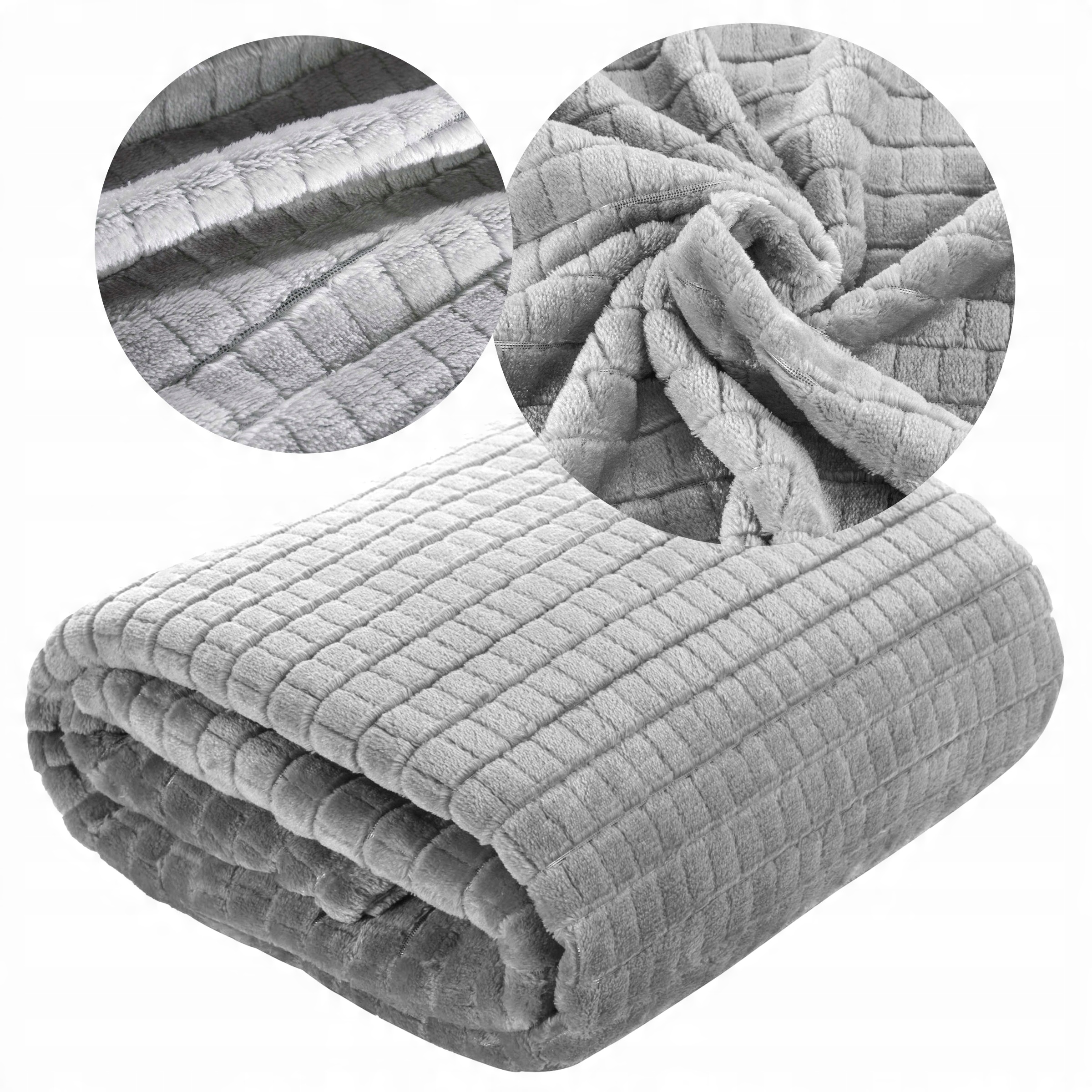 

Koc 150x200 Narzuta Pled Na Łóżko Flanelowy Kolor