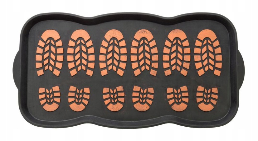 

Ociekacz na buty 80 x 40 cm gumowy czarny Inspire