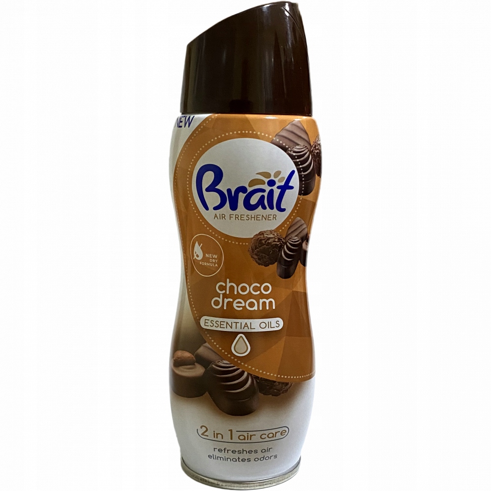 

Brait Odświeżacz Powietrza w Sprayu Choco Dream