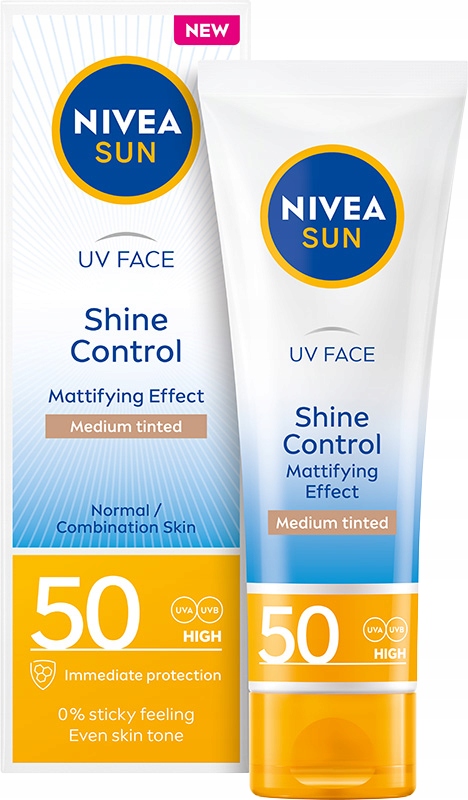 

Nivea Sun Matujący krem do twarzy z filtrem Spf 50