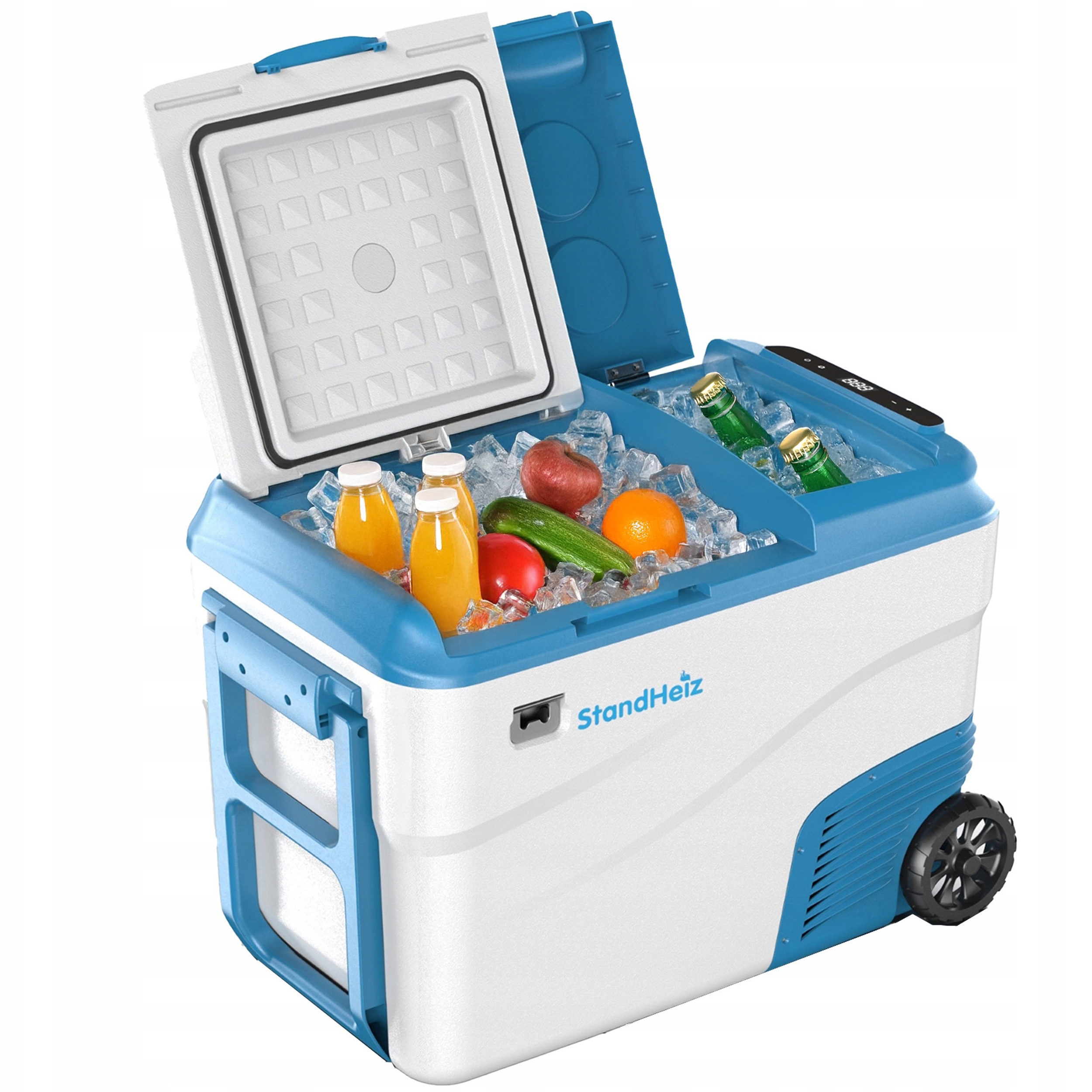 Turistická Lednice 35L Kompresorová Do Kamperu Na Ryby 12V/24V/230V Standheiz