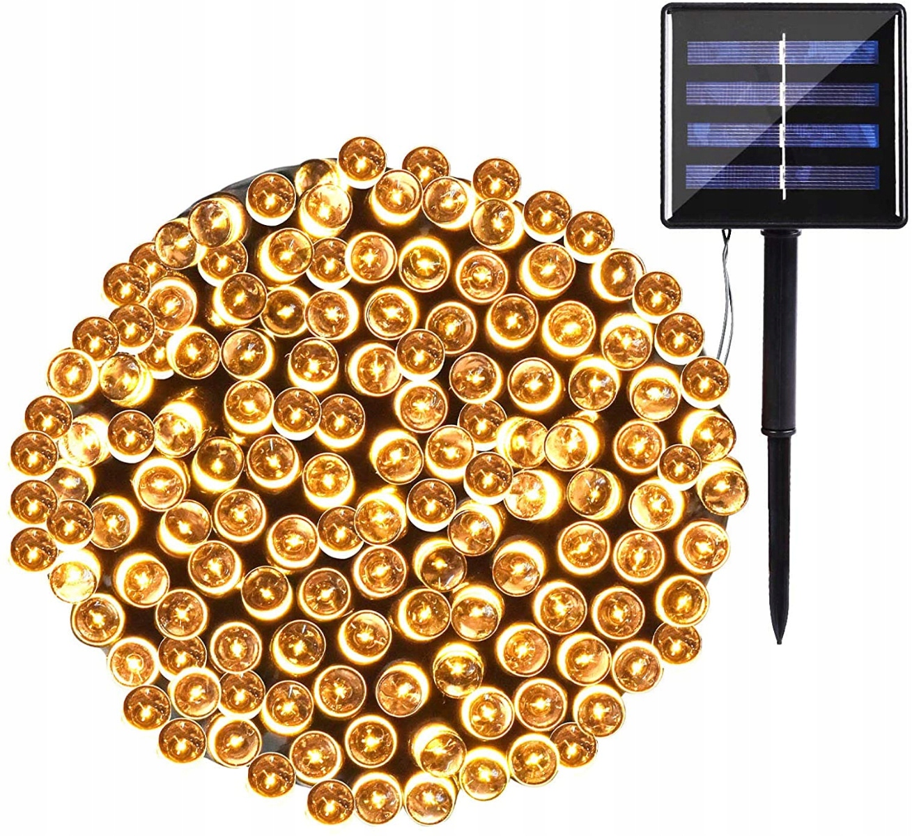 

Lampki Choinkowe 100LED Solarne Zewnętrzne 10m