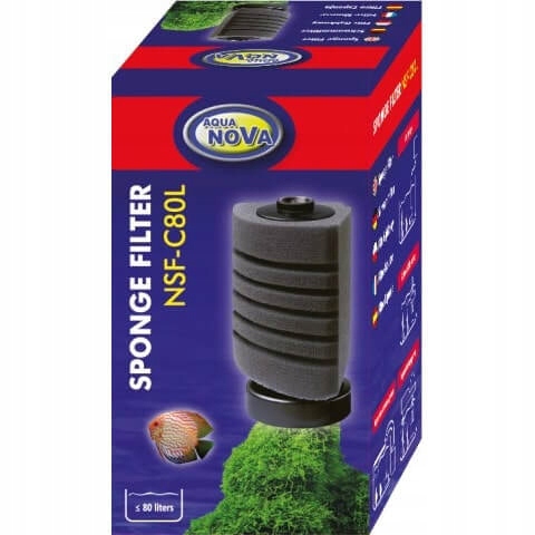 

Aqua Nova NSF-C80L filtr gąbkowy do akwarium 80l