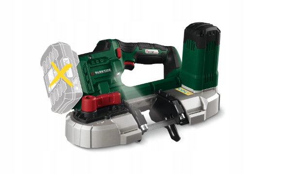 Parkside Pmba 20-LI A1 Výkonná akumulátorová pásová pila na kov