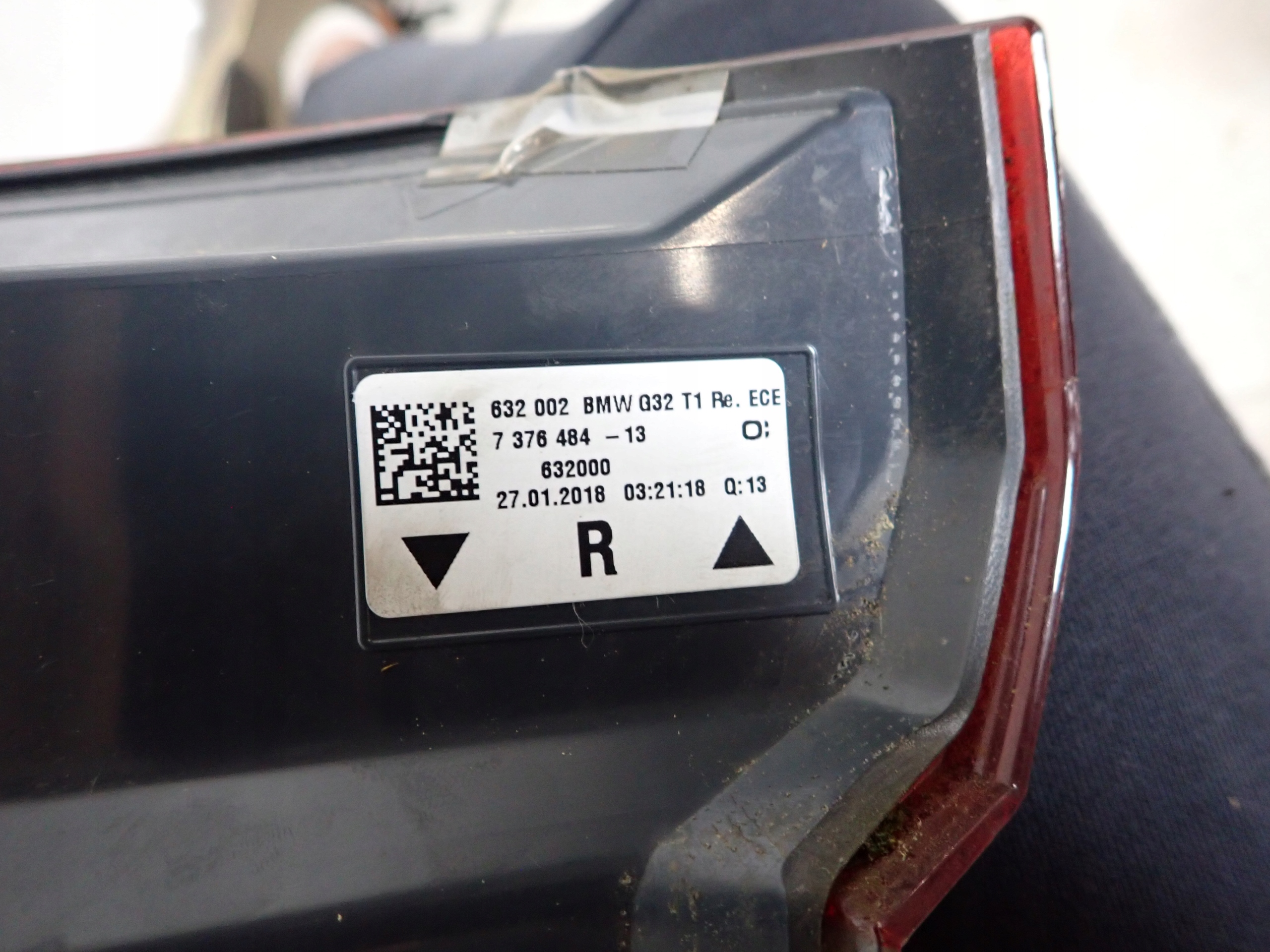 BMW 6 GT G32 17-> light right rear part rear