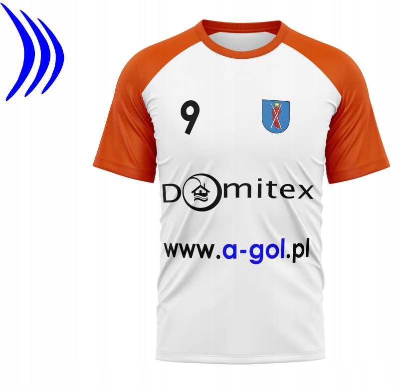 Koszulka sportowa z nadrukiem LOGA czerwona 18