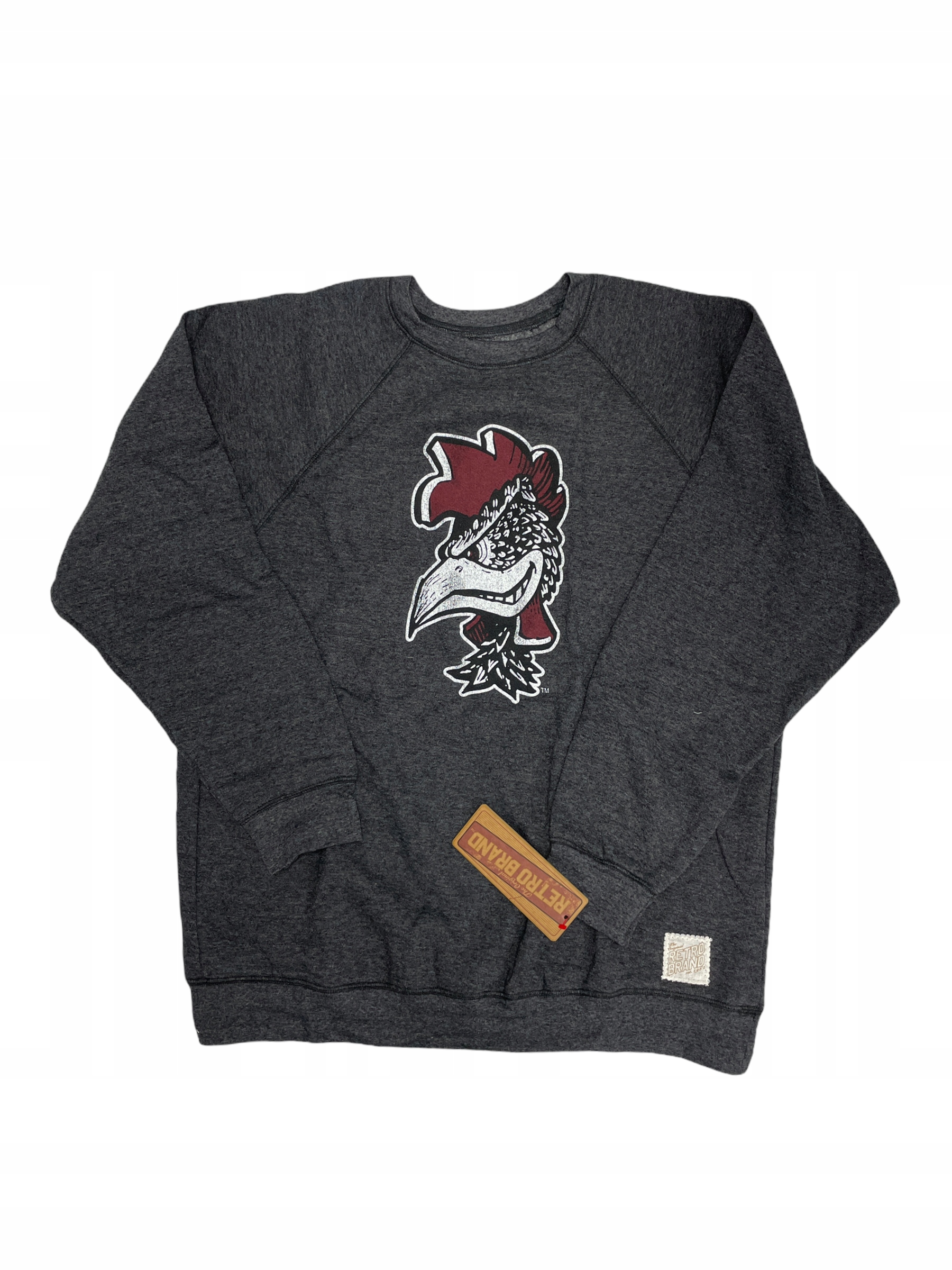 Černá pánská mikina vyrobená v Usa Retro Brand Ncaa 2XL