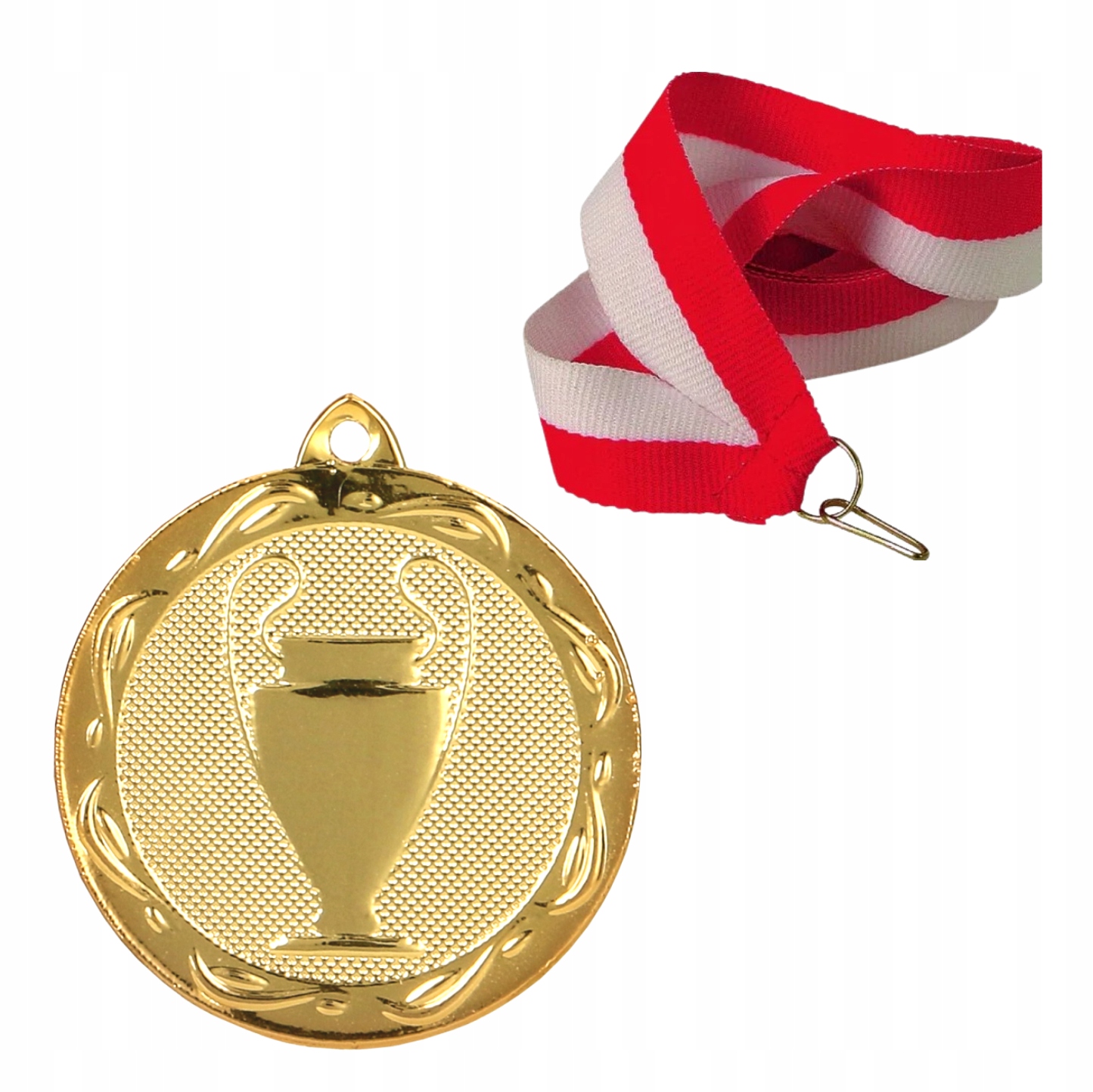 Medal Dla Dzieci Nagroda Zawody Podziękowanie Złoty Wstążka