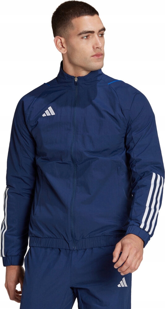 Pánská Mikina Adidas Tiro 23 Competition Presentation Tmavě Modrá HK8046 velikost M