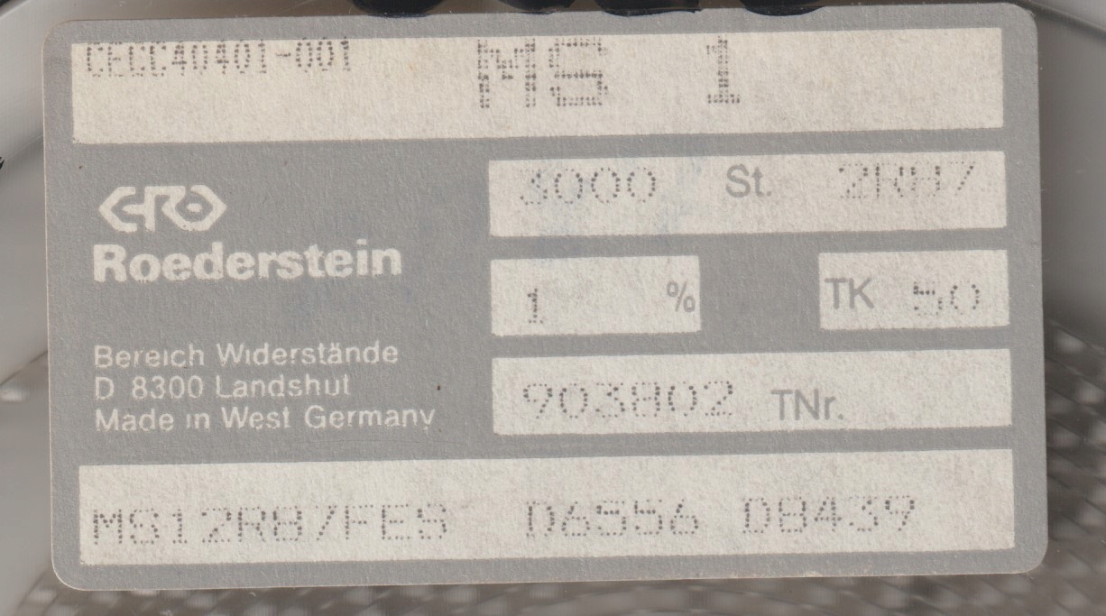 [100szt] 2R87 1% 50ppm rezystor Smd minimelf MS1 Roederstein low noise