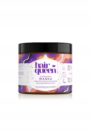 

Hair Queen maska do włosów wysokoporowatych 400 ml
