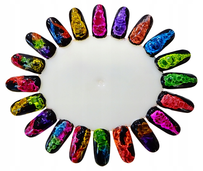 NEONOWE PYŁEKI DO EFEKTU DYMU POWDER PUDER 9 szt Rodzaj Pyłek