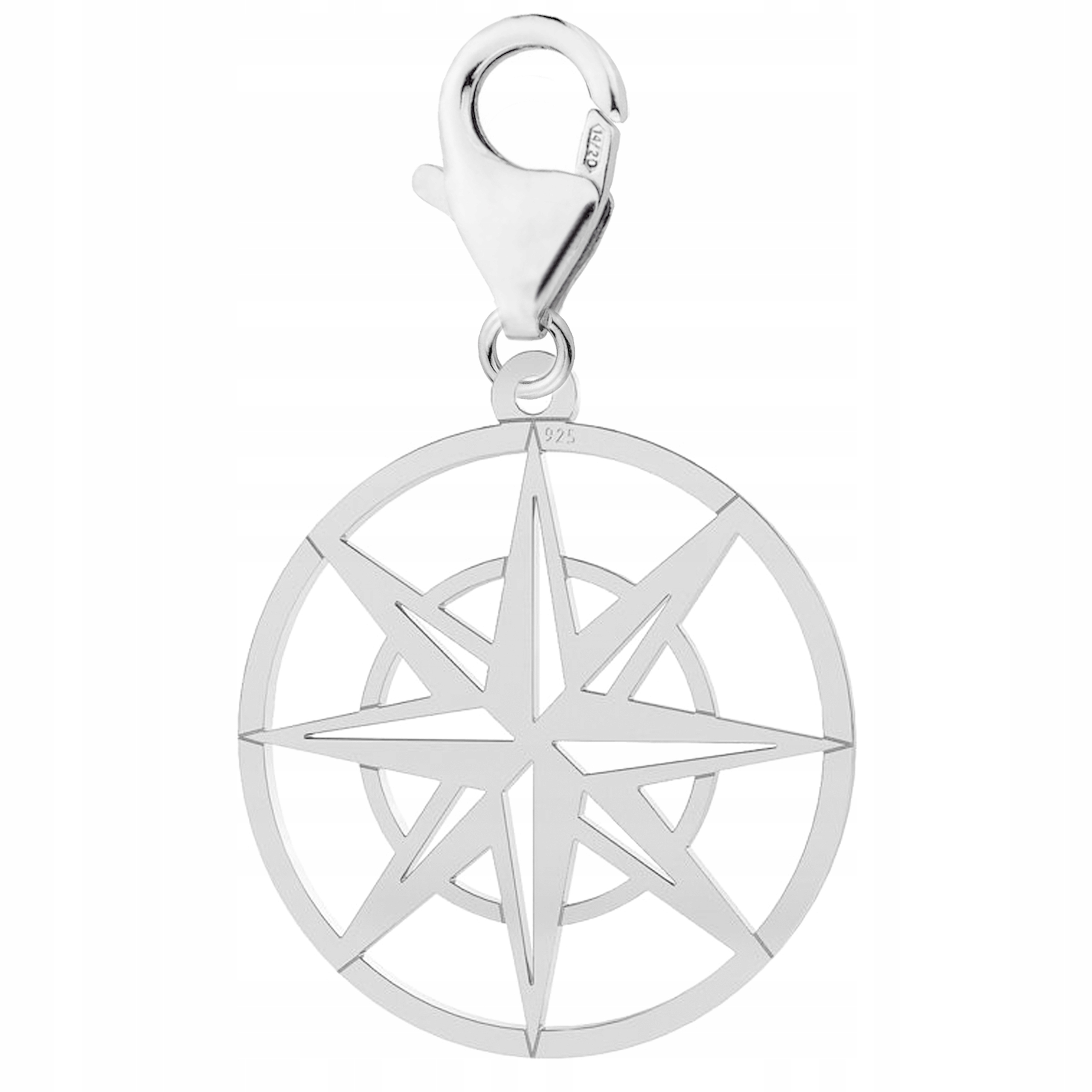 

Zawieszka wisząca Kompas srebro 925