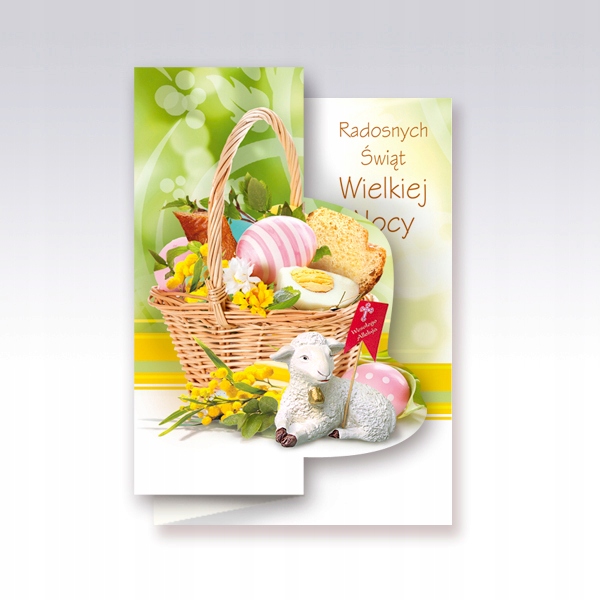 

Karnet Kartka Świąteczna Wielkanoc + Koperta