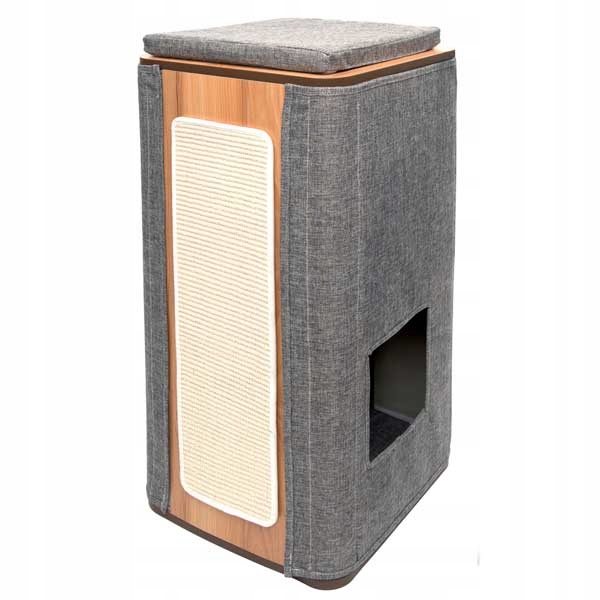 Wieża dla kota Catit Vesper Cubo Tower – drapak z kryjówką 42 × 87 × 42 cm