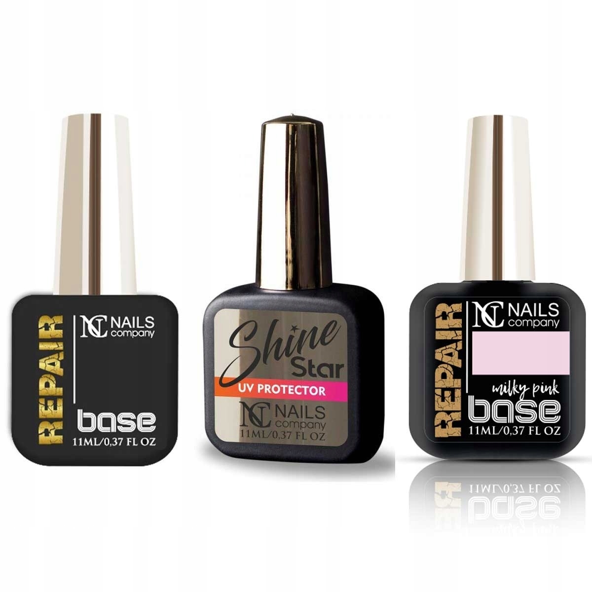 Sada 3 x Nails Company top báze 11 ml výběr
