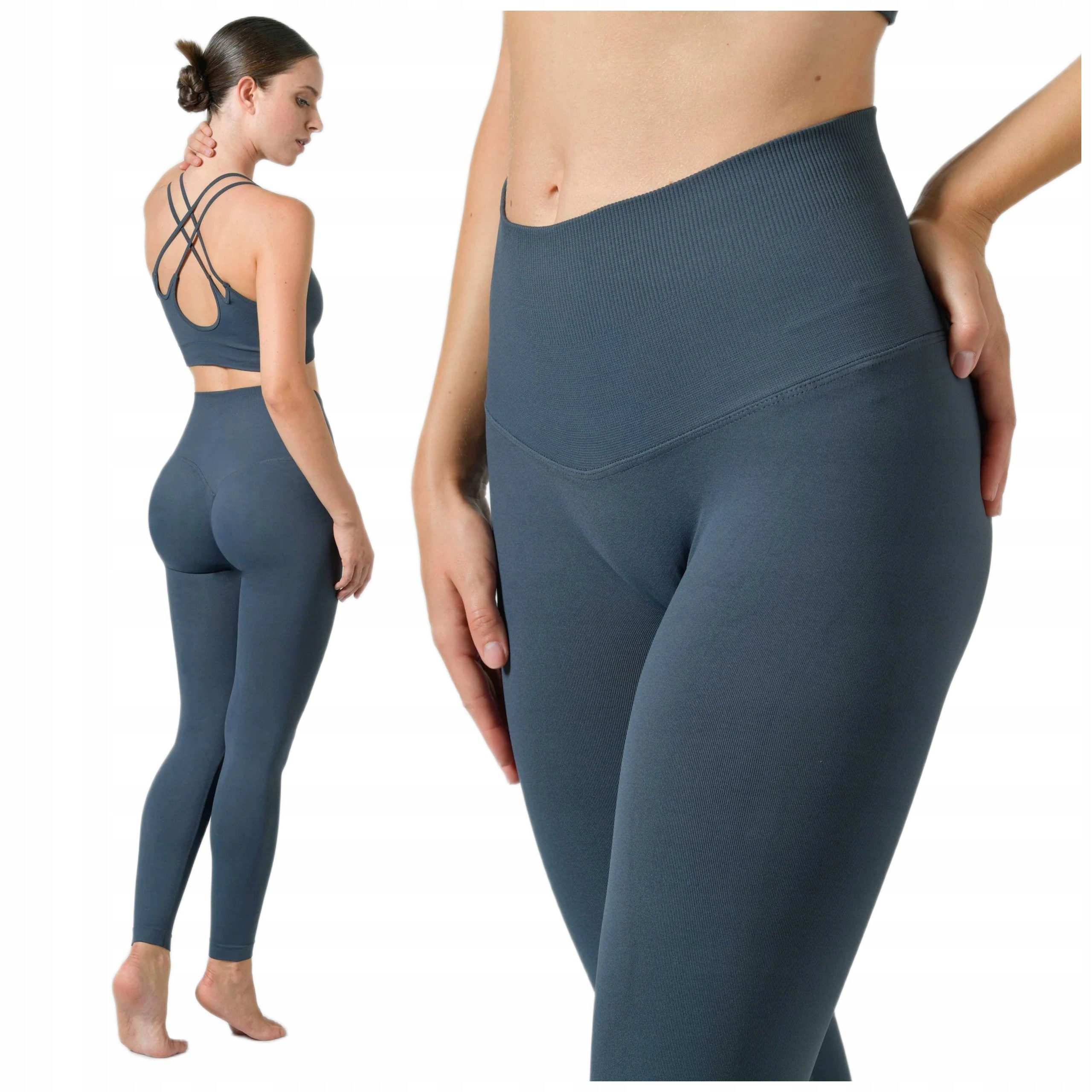 Dámské push-up legíny s vysokým pasem Omm Yoga od Risalti Sculpt S/m
