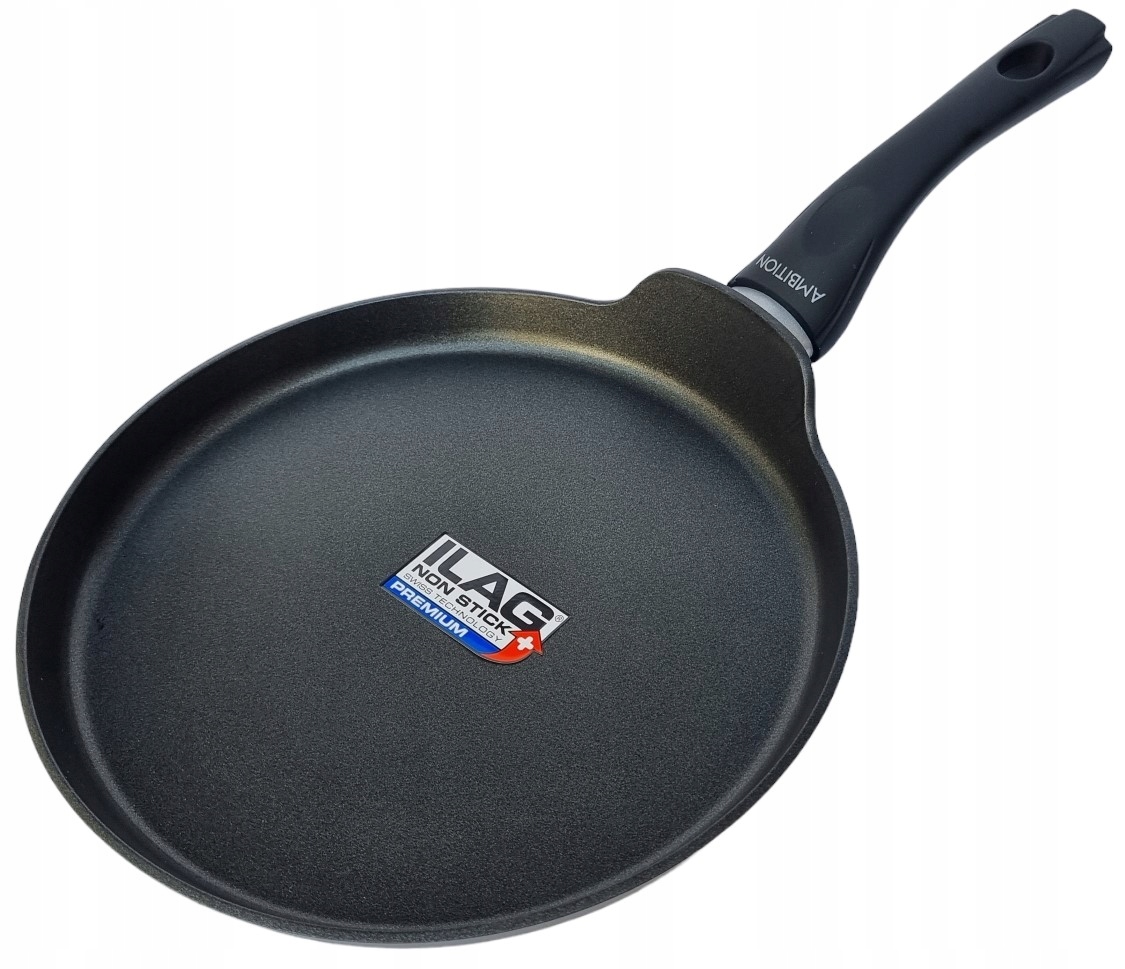 AMBITION PATELNIA DO SMAŻENIA NALEŚNIKÓW PLACKÓW MAGNAT INDUKCJA + ŁOPATKA Linia Magnat