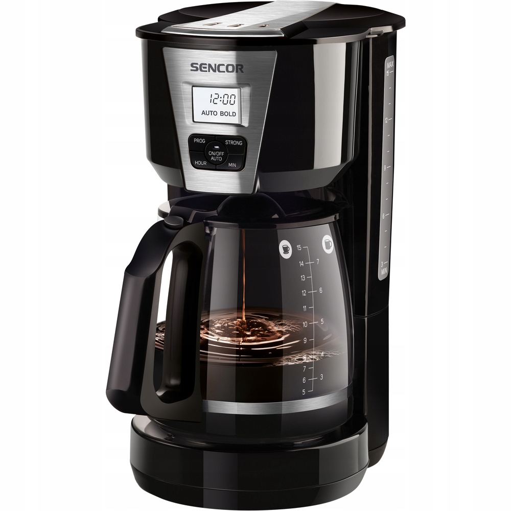 Ekspres Przelewowy z Funkcją Auto.Włączania Timer 1.8L Sencor