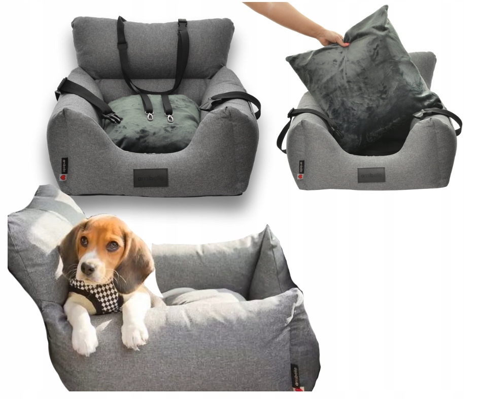 Autosedačka Přepravka Pelíšek pro psa kočku Bezpečný mazlíček