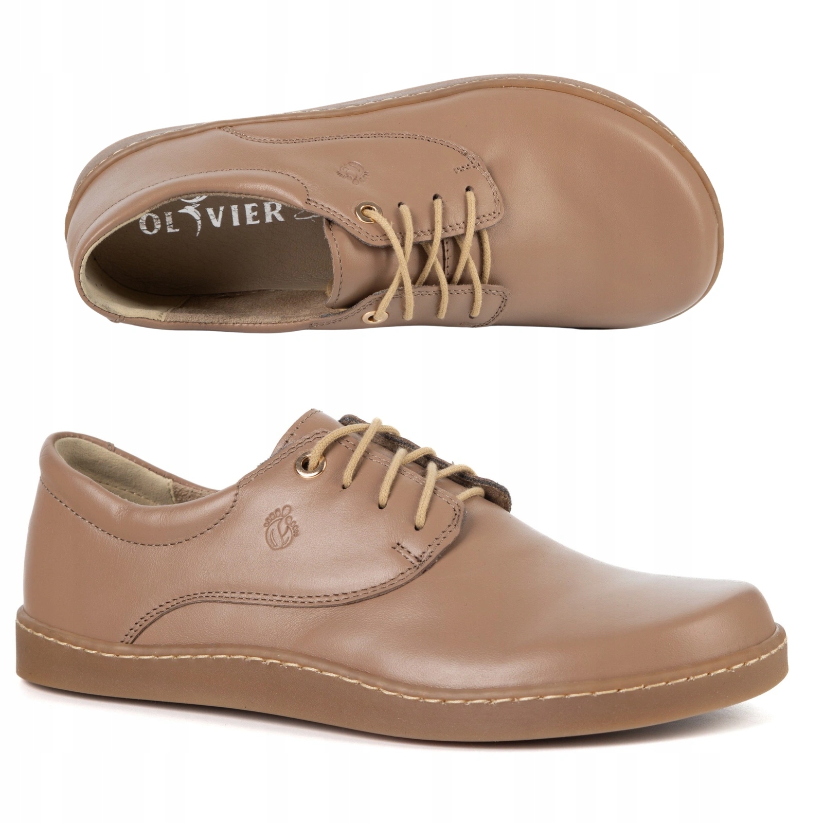 Dámské barefootové boty Pearl široké přední polobotky městské mocca 39