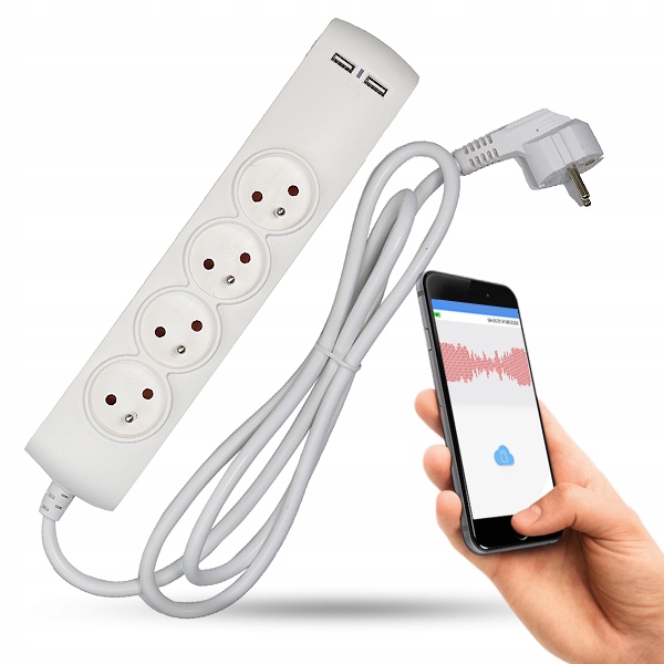 Dyktafon Ineotronic SpyHome Pro Podsłuch z dyktafonem Wi-fi w listwie