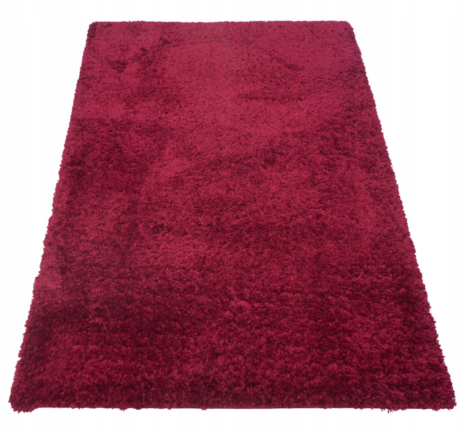 Koberec Shaggy Chlpatý Do Obývačky Mäkká Plyšová Červená 160X220