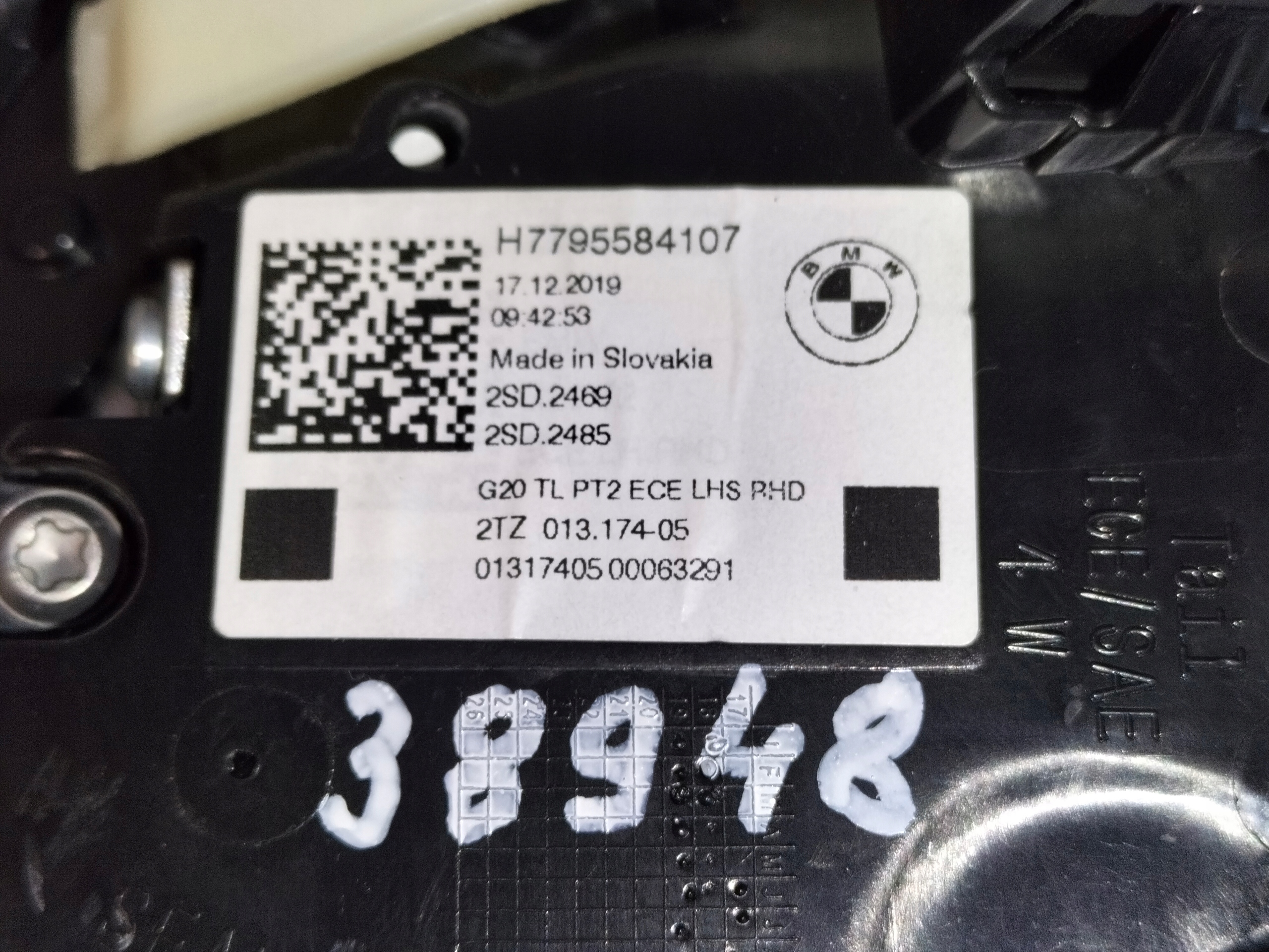 light rear rear part left BMW 3 G20 G21 19- LED