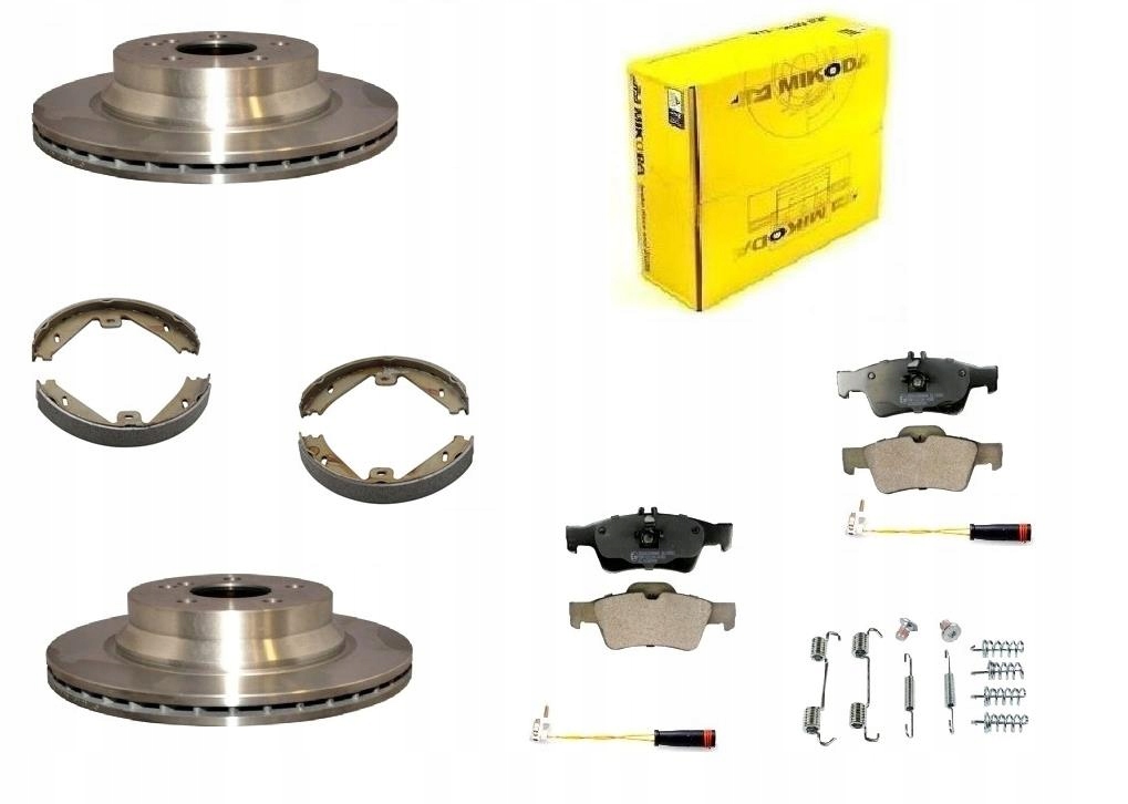 Kotouče Čelisti Mercedes Glk X204 Zadní Sada