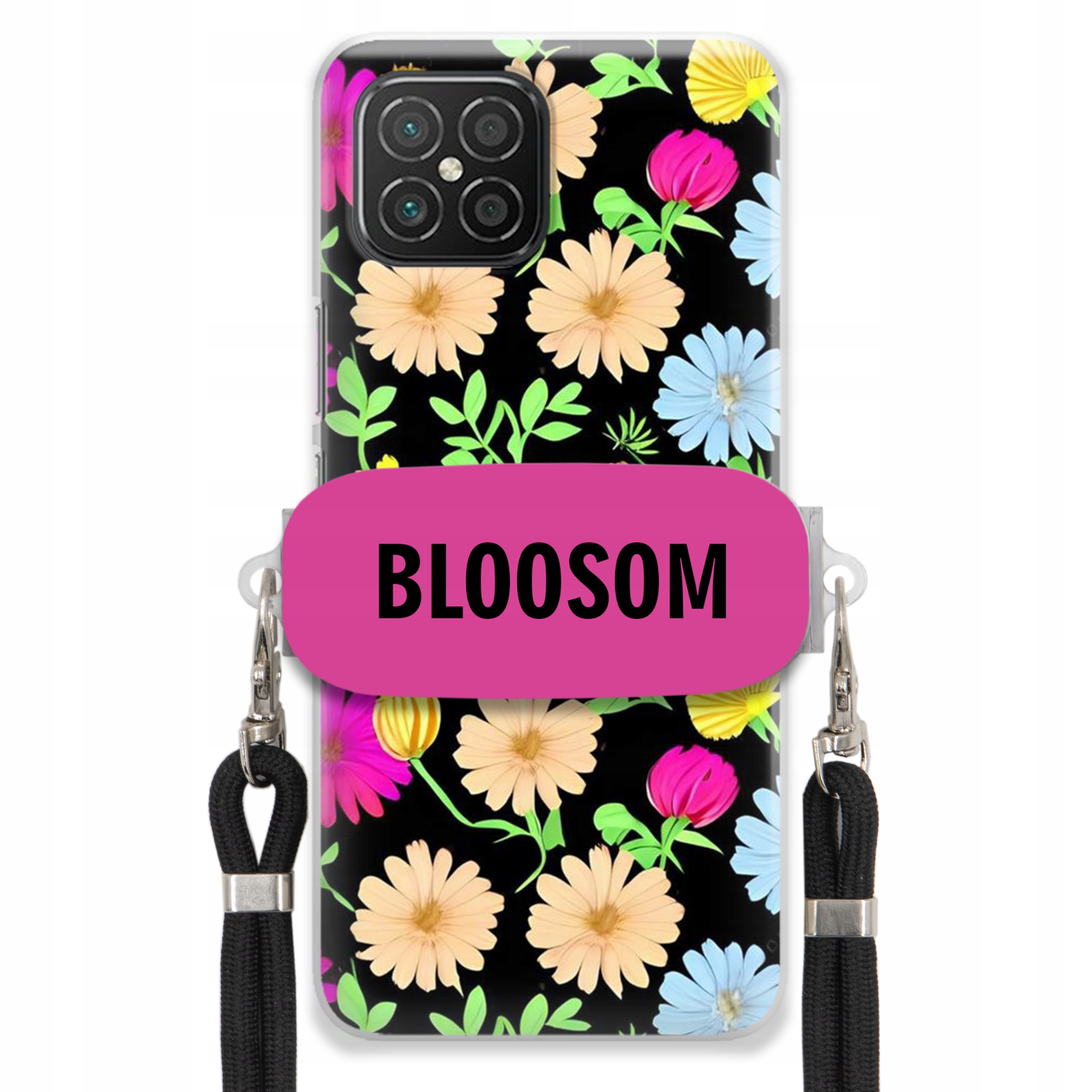 Puzdro Crossbody Držiak Pre Huawei Nova 8 Se Puzdro Kvety Bloosom Flower