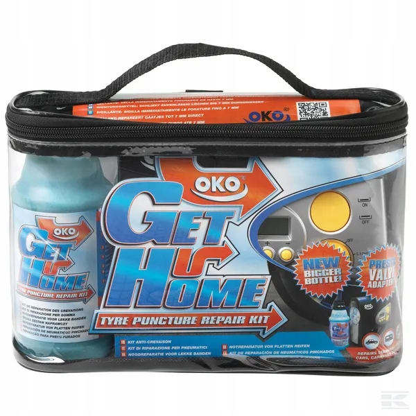 Комплект для ремонту коліс з компресором 12 В