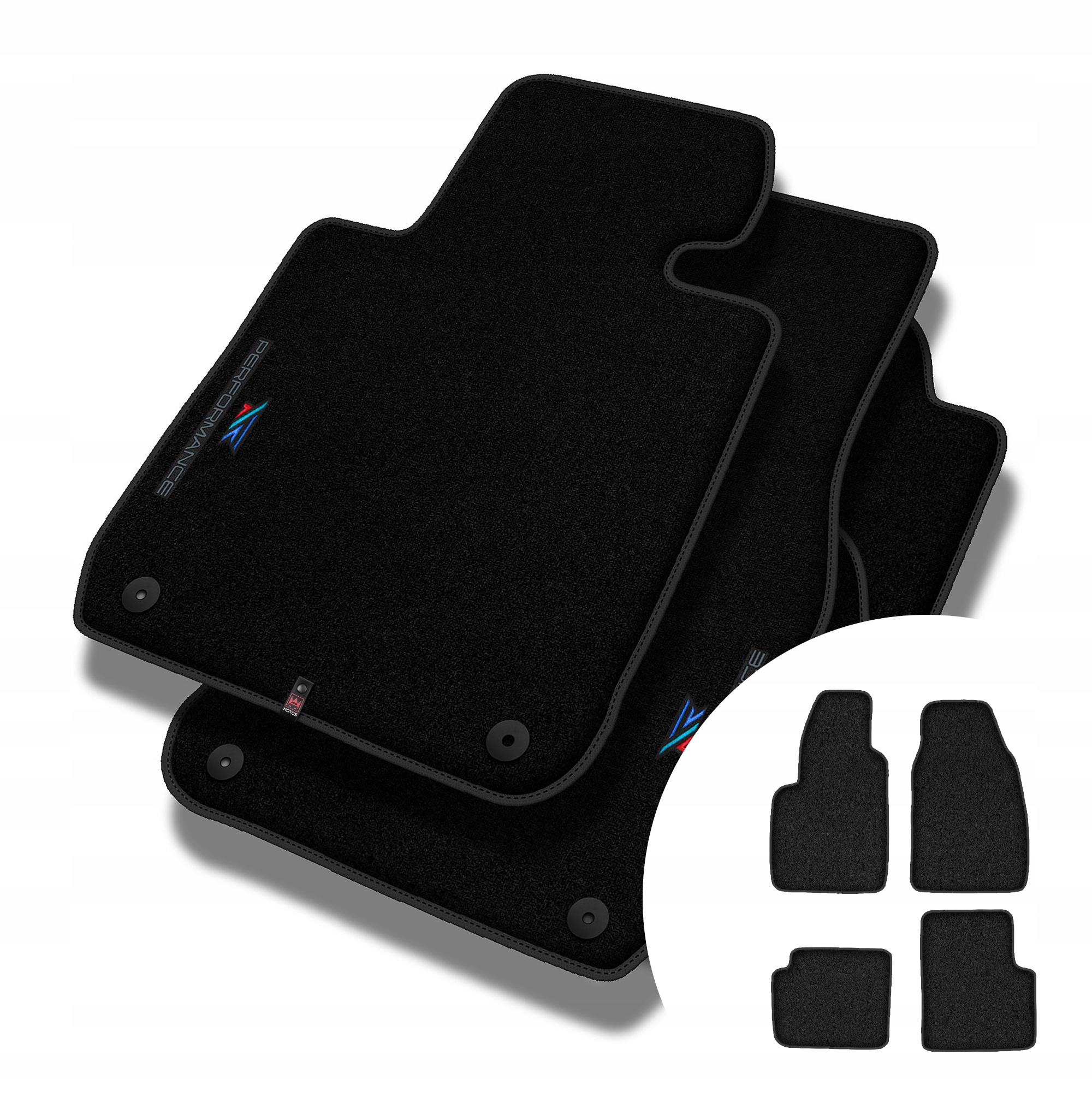 Velurové koberce Performance Premium pro Fiat 500 od roku 2020