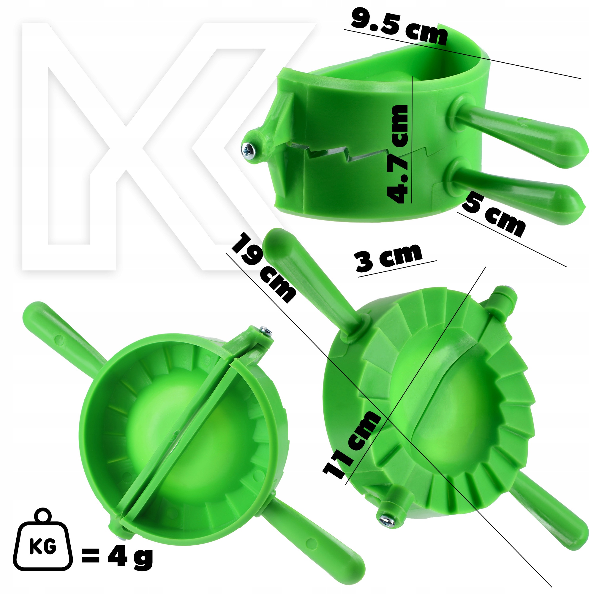 FORMA DO LEPIENIA PIEROGÓW USZEK WYKRAWACZ PIEROGARKA PIEROŻNICA MASZYNKA Rodzaj foremka składana