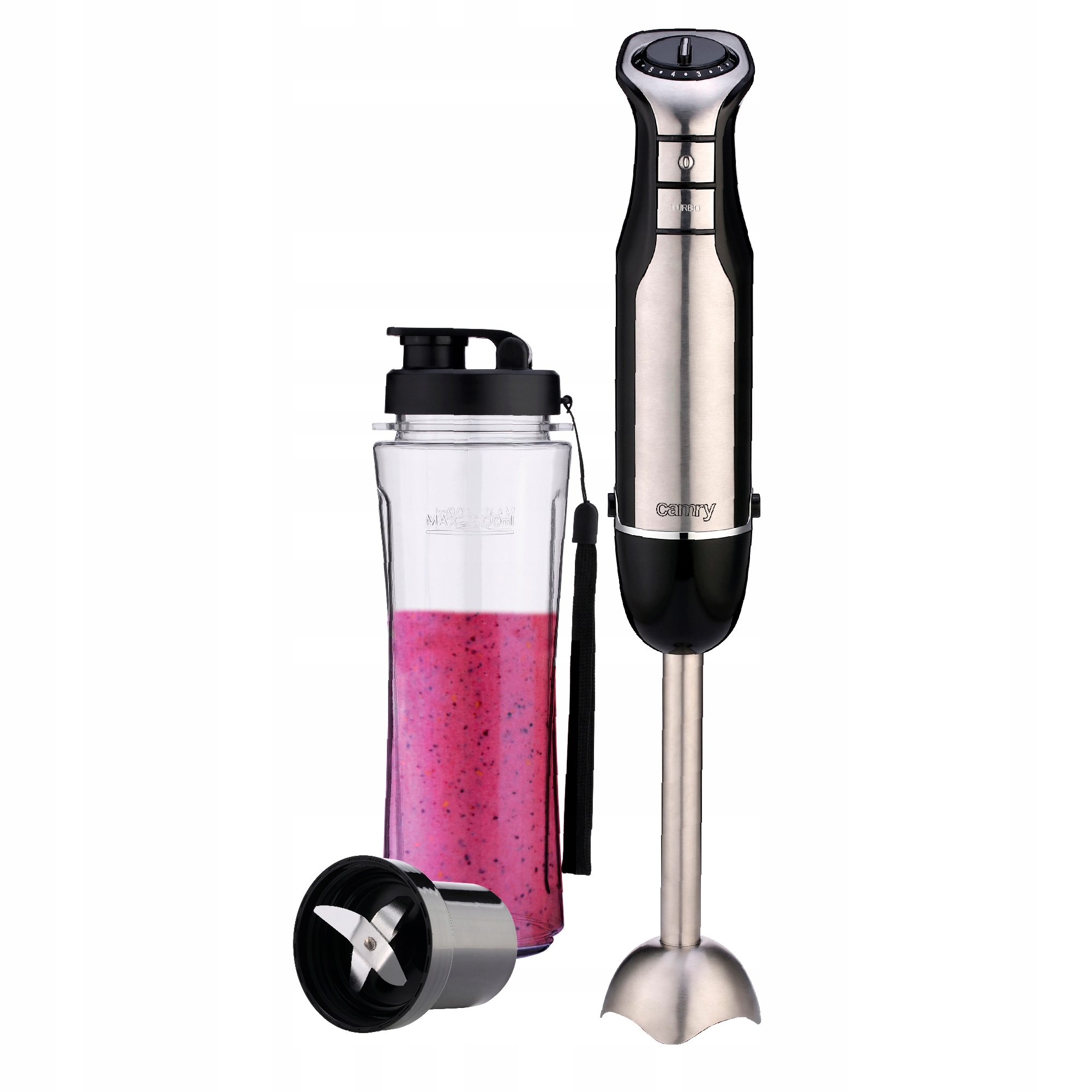 

Camry Blender Ręczny Mikser Do Smoothie 700W Bidon