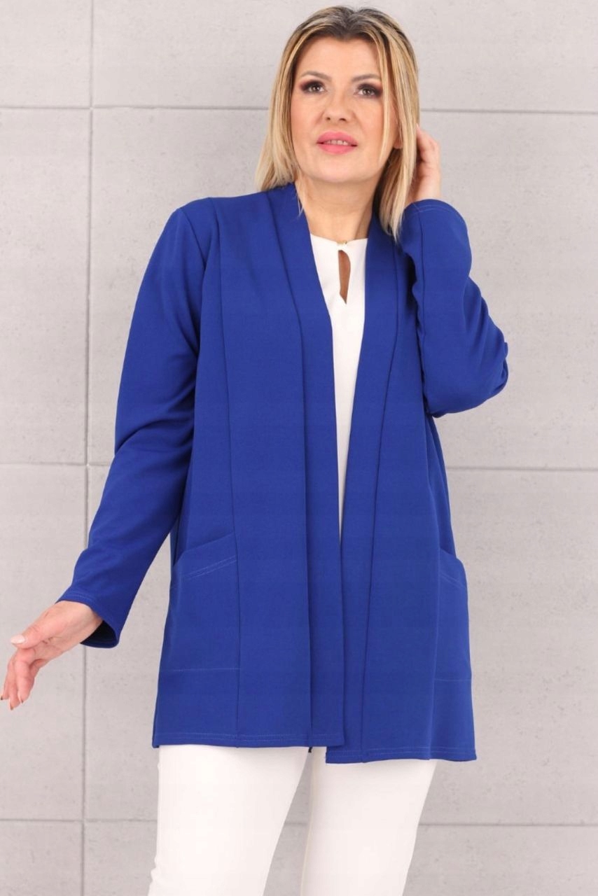 GŁADKA NARZUTKA ELEGANCKA LUŹNA POLSKI PRODUCENT DUŻE ROZMIARY Marka FEMIMODA