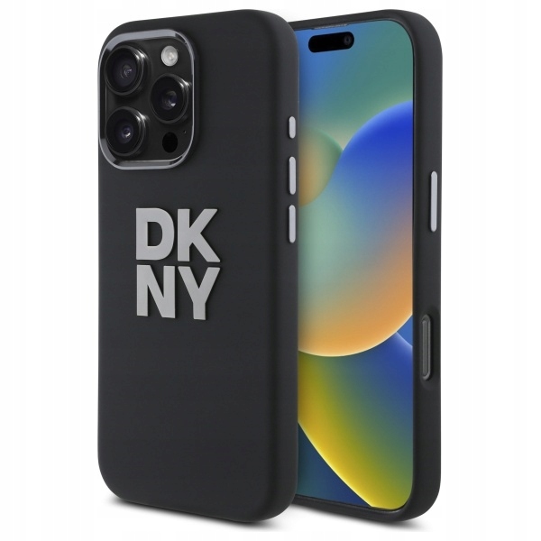 Dkny Pouzdro Hardcase Liquid Silicone Pro Iphone 16 Pro 6.3 S Kovovým Logem