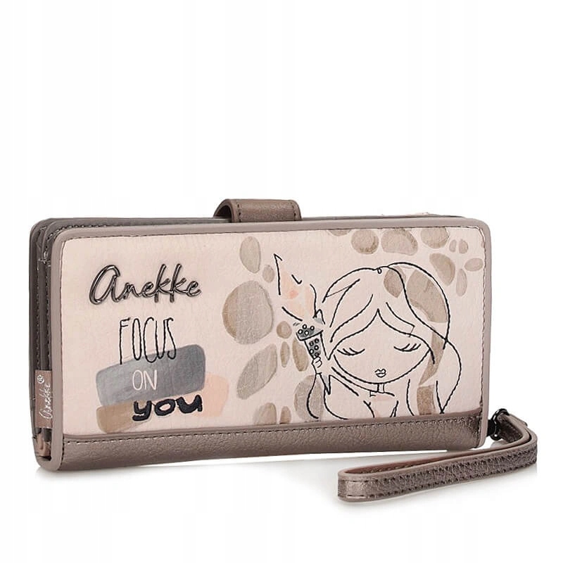 Dámská peněženka Anekke 42749-901 Billetero Wallet Muse velká na zip