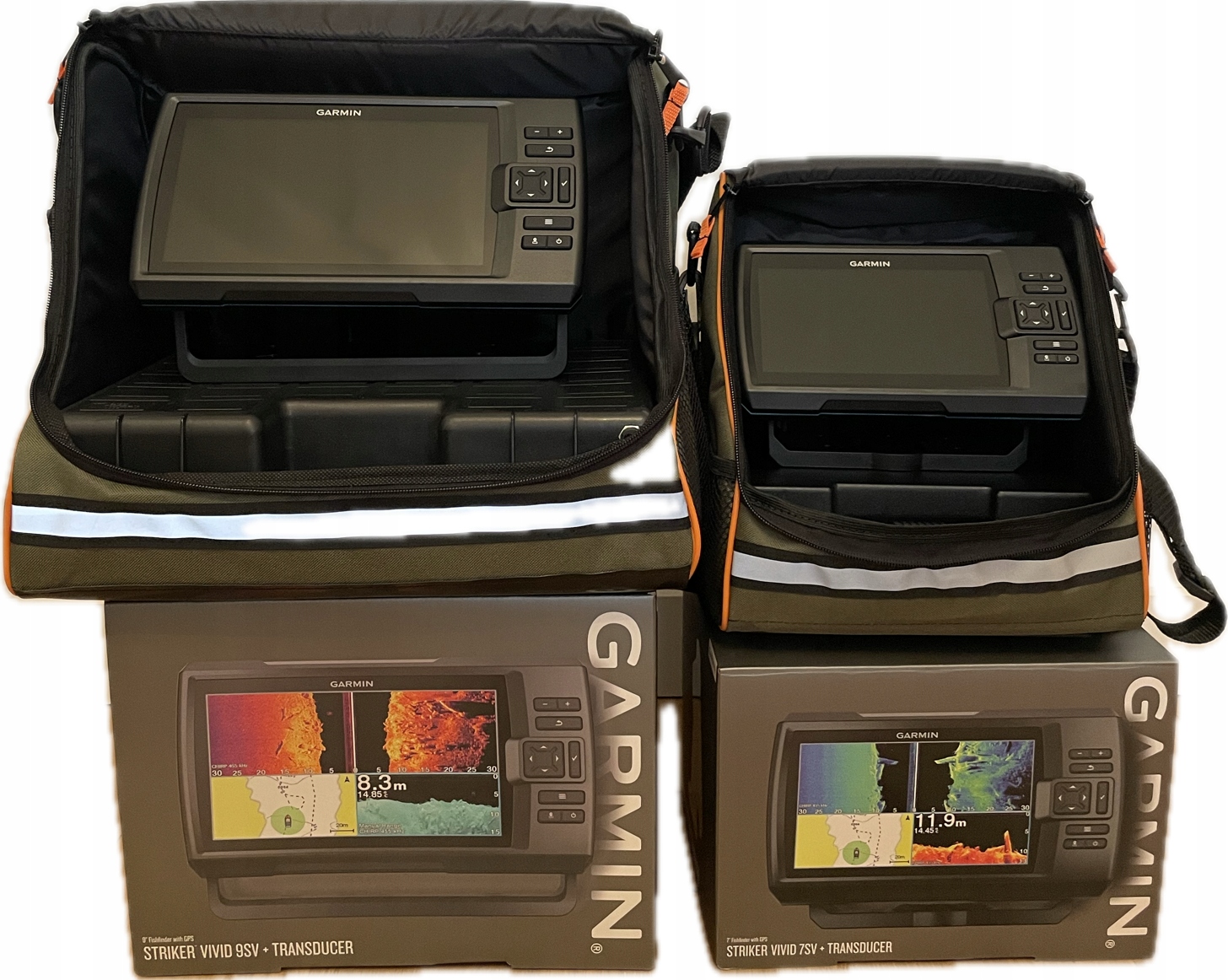 Torba na Echosondę 4,5,7" - Fish Finder Mega - WZMACNIANA Model FISHFINDER 7