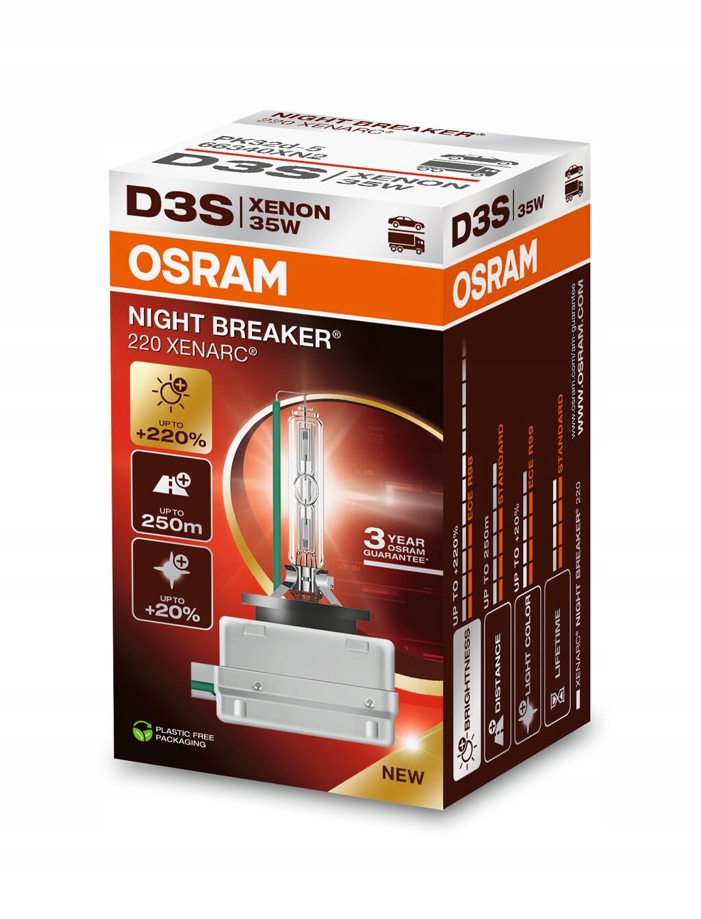 Žiarovka Osram Xenarc Night Breaker 220 D3S 35 V 1 ks