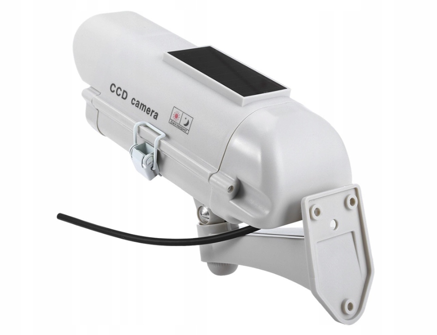 ATRAPA KAMERY PRZEMYSŁOWEJ MIGAJĄCA DIODA SOLAR Rodzaj baterii AA