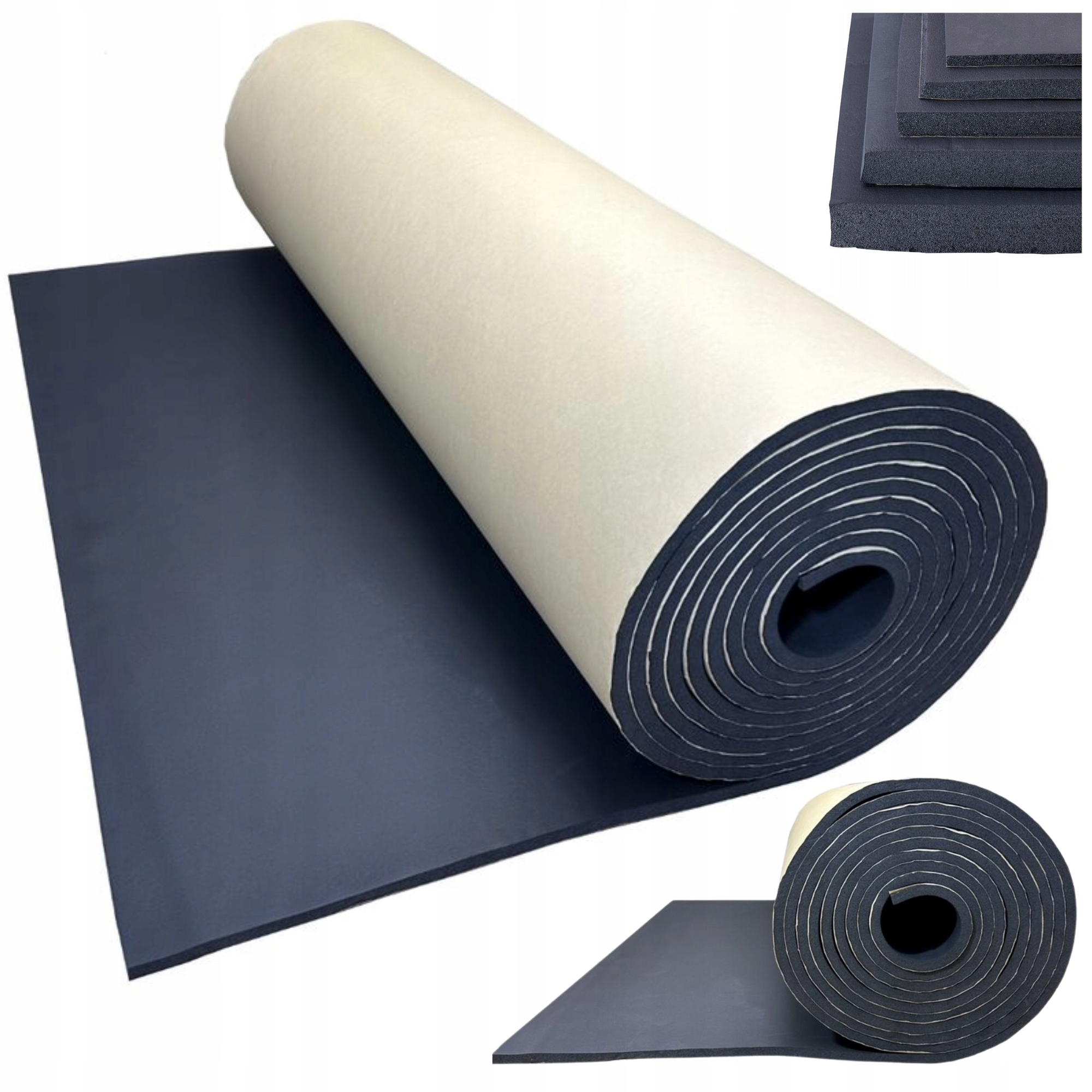 Pianka Kauczukowa Abm Mata Gumowa Izolacyjna Do Wentylacji 19mm 100x100cm