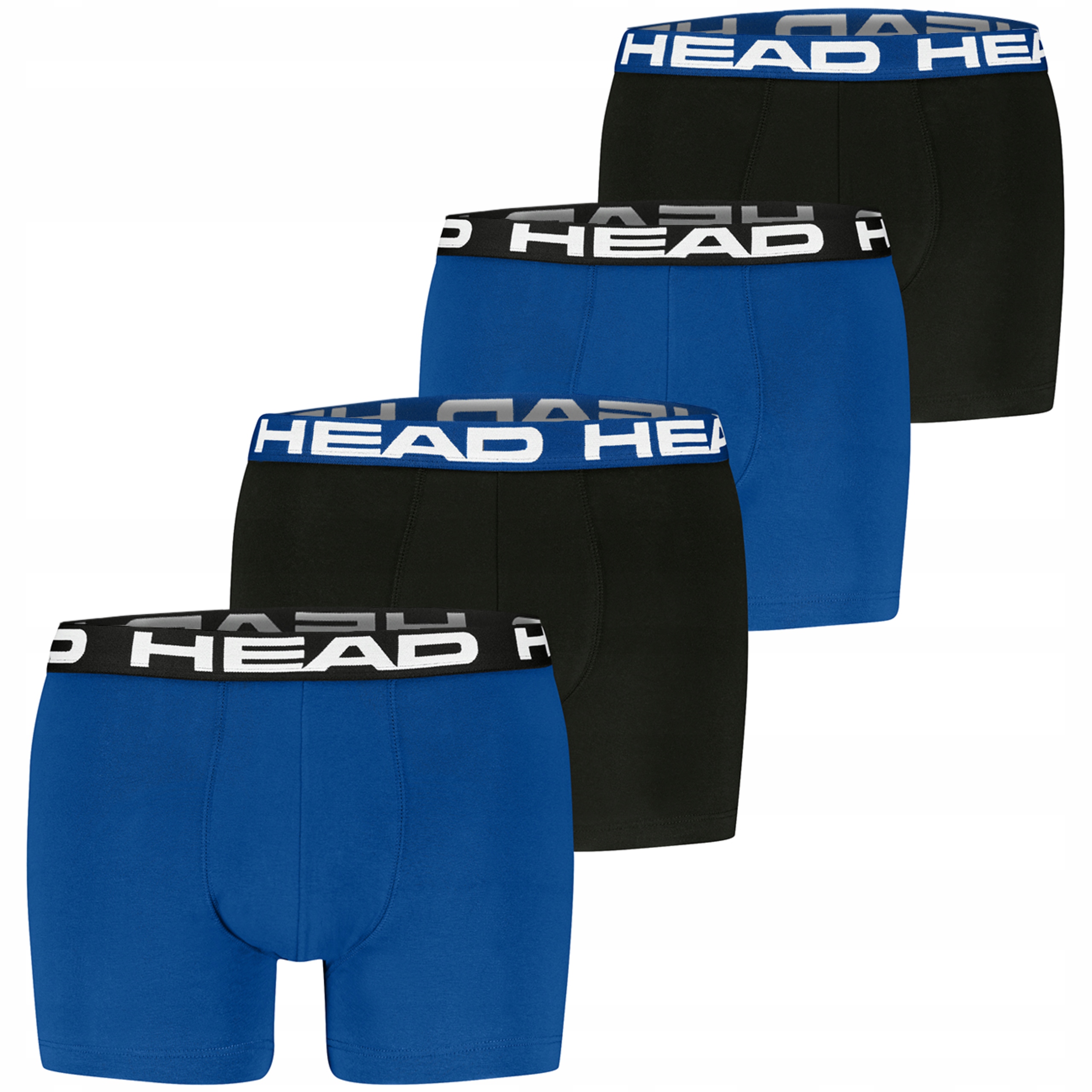 Bokserki męskie Head – 4PAK Niebieskie I Czarne roz.XL