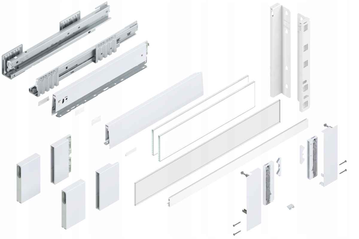 Blum Šuplík Merivobox 500 Vysoká E vnitřní bílá