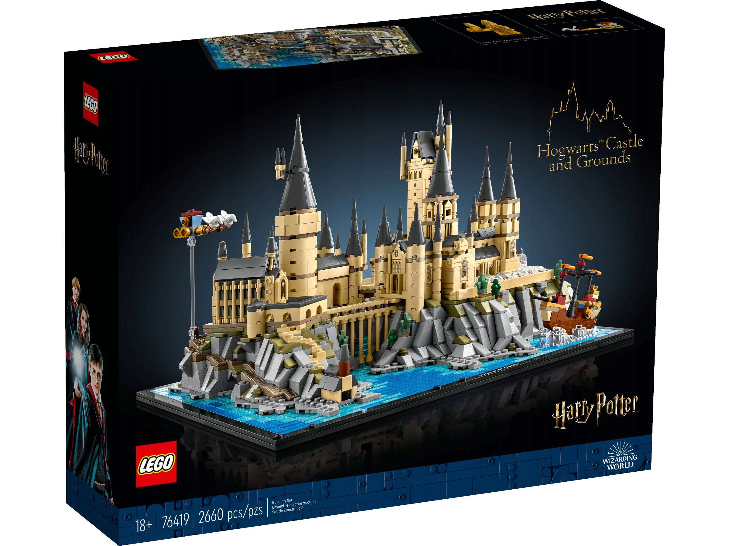 Originální Lego 76419 Harry Potter Bradavický hrad a blána Nové Stavebnice