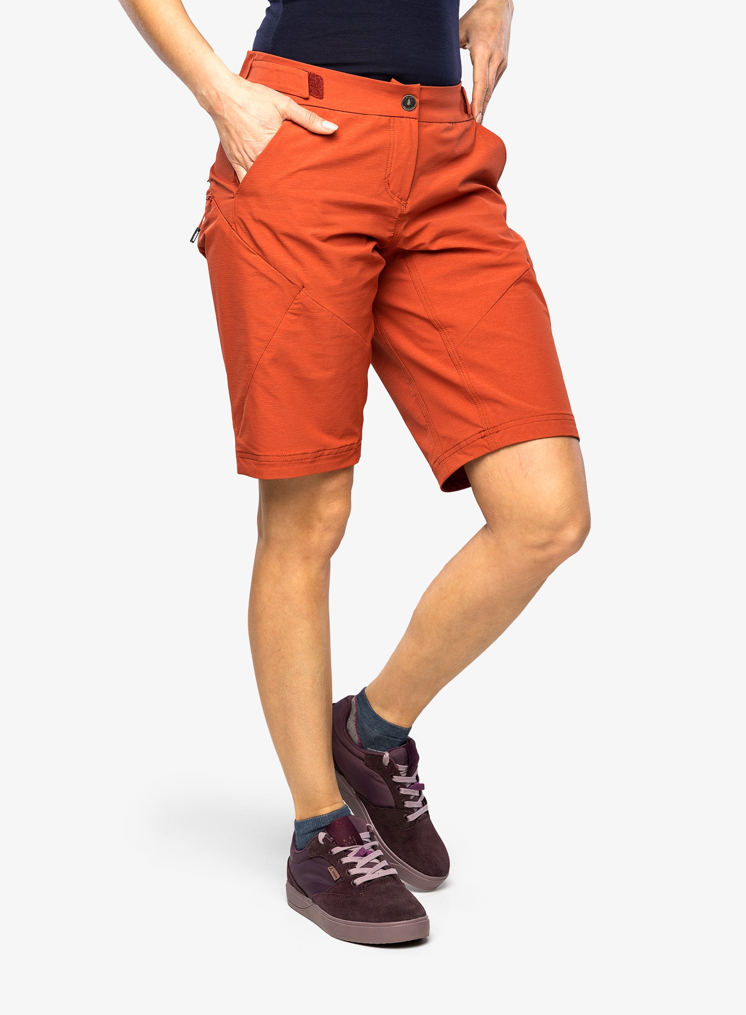 Dámské cyklistické šortky Maloja Fingerkraut růžová Xs