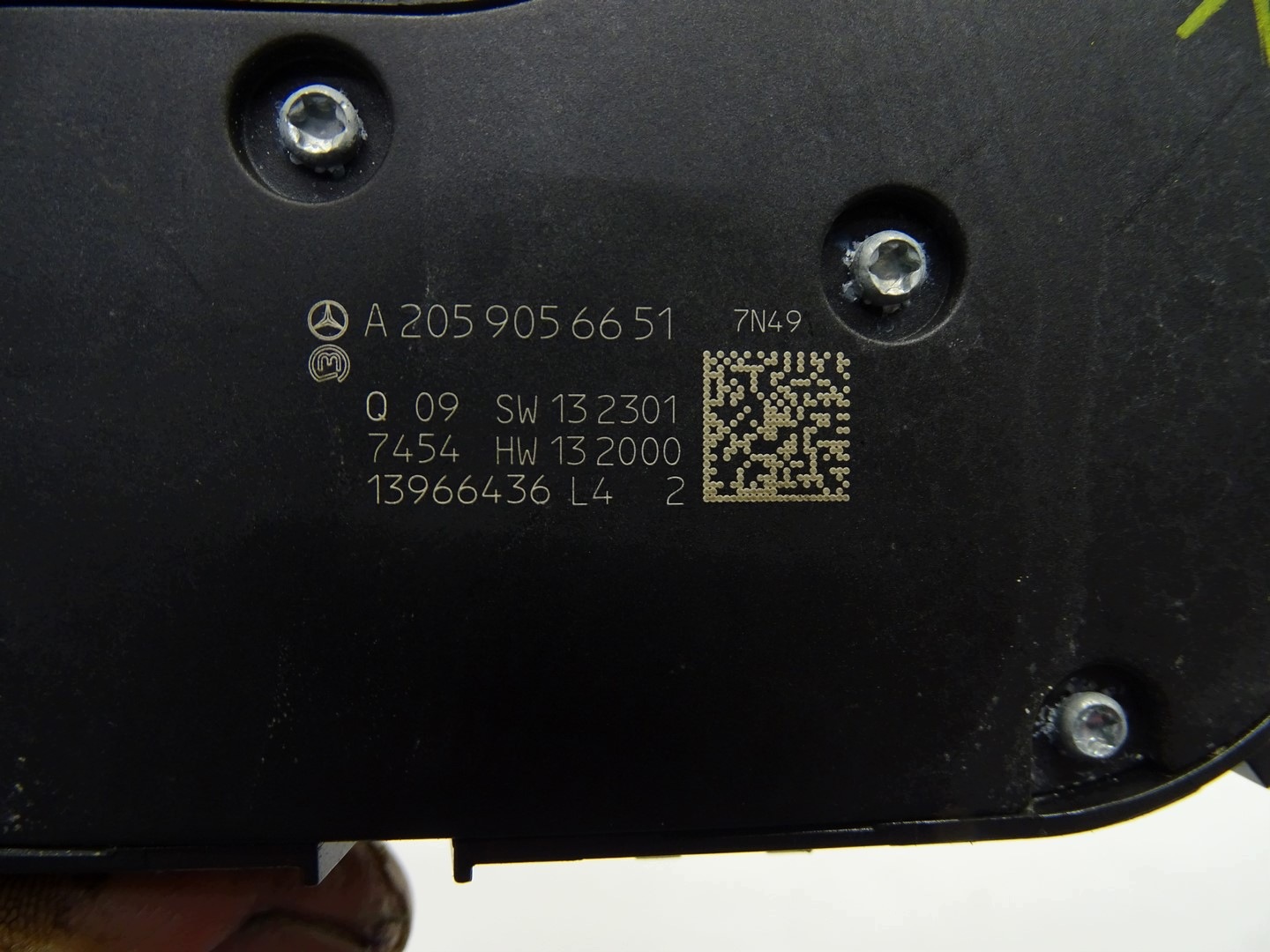 PANEL control seat left front MERCEDES-BENZ W205 A2059056651