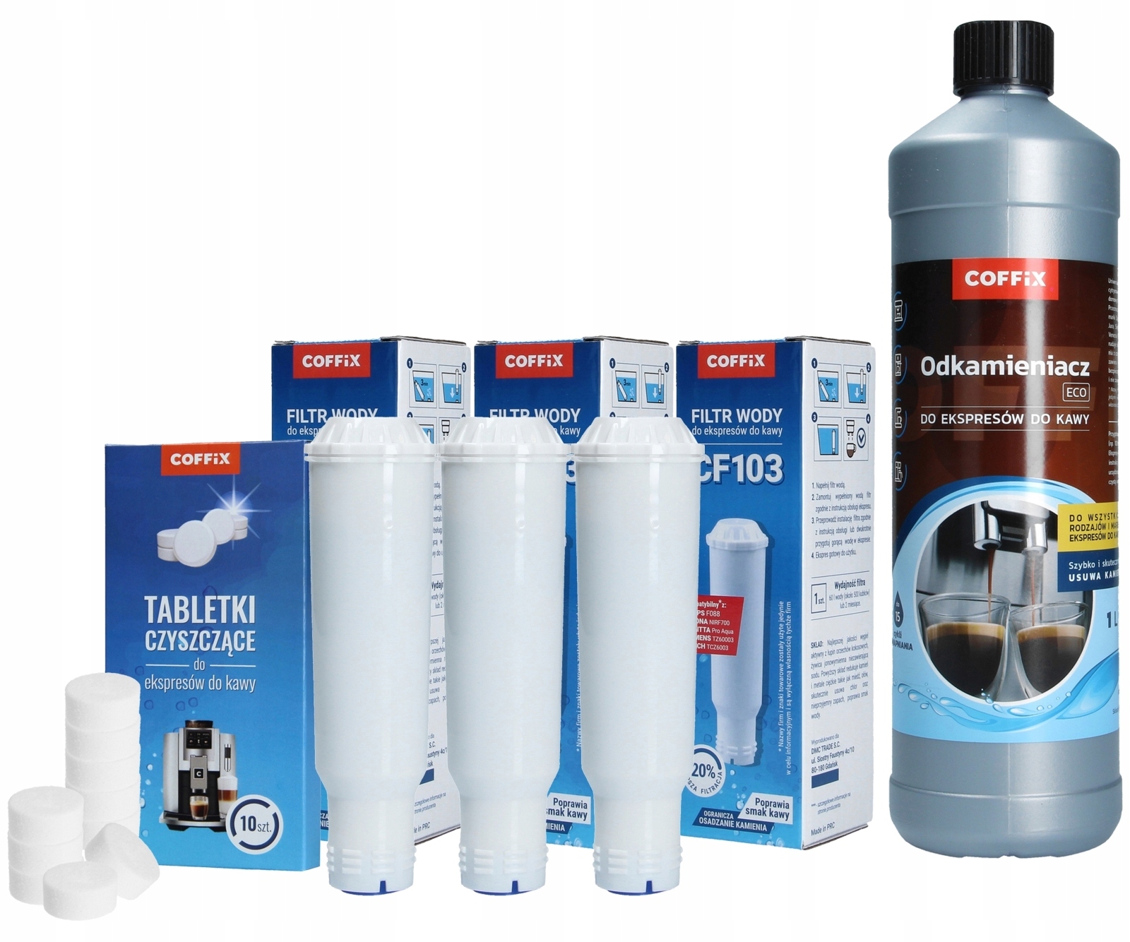 Zestaw konserwujący do ekspresów Krups, Nivona, Melitta, Siemens