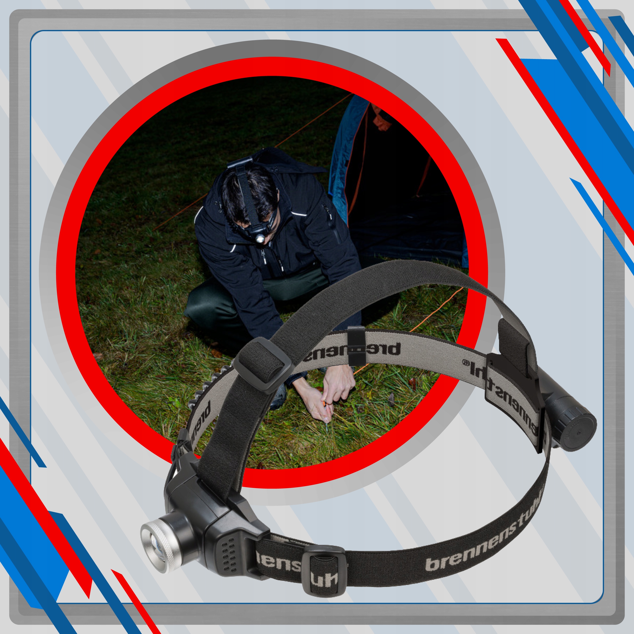 LATARKA CZOŁOWA AKUMULA KL251AF 250lm BRENNENSTUHL Marka Brennenstuhl